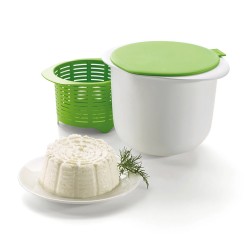 Комплект купа с капак за правене на сирене