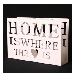 МЕТАЛЕН САЛФЕТНИК HOME IS WHERE THE HEART IS