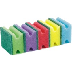 Гъби 10 бр. в стек с канал, малки