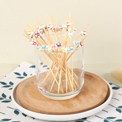 Сабички за хапки дървени MIX 25бр Други кухненски принадлежности