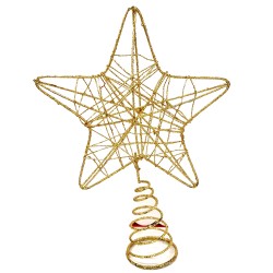 Коледна звезда спирала 20см. Коледна украса 
