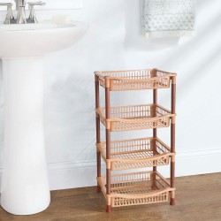 СТЕЛАЖ  4 НИВА PVC РАЗЛИЧНИ ЦВЕТОВЕ