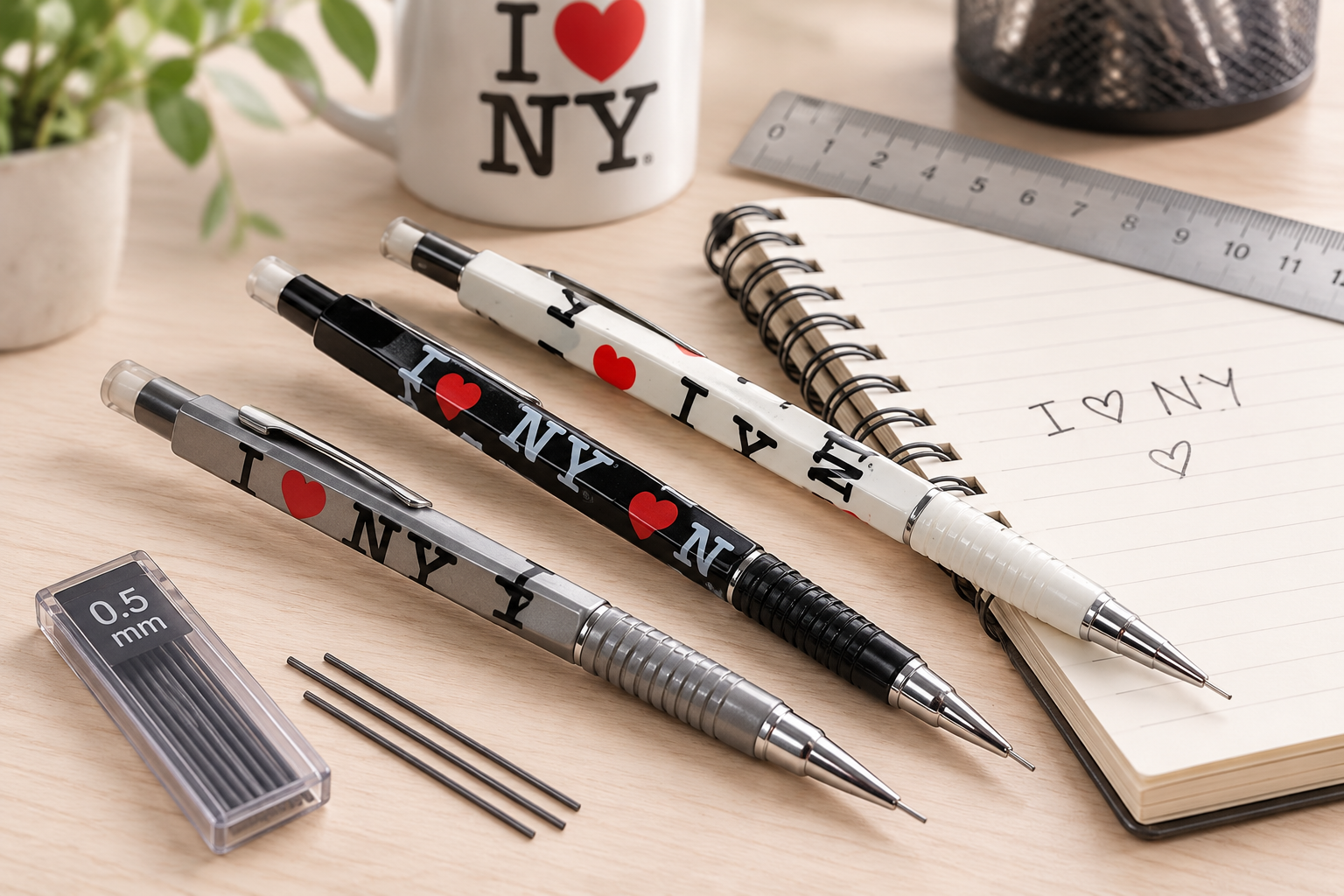 Автоматичен пиро-молив I Love NY – 0.5 мм