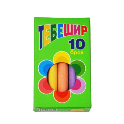 Тебешир цветен 10цв. Естрела