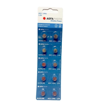 Батерии AGFA AG03 10 бр. в стек