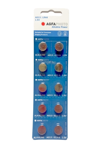 Батерии AGFA AG13 10 бр. в стек