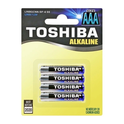 БАТЕРИИ TOSHIBA R3 АЛКАЛНИ